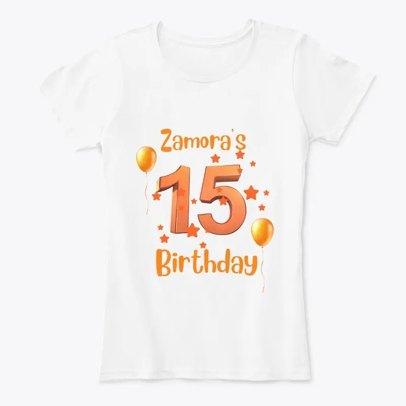 Zamora's 15th Birthday Collection!