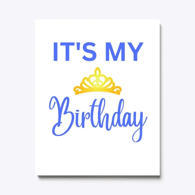 It's My Birthday Collection-Royal Blue