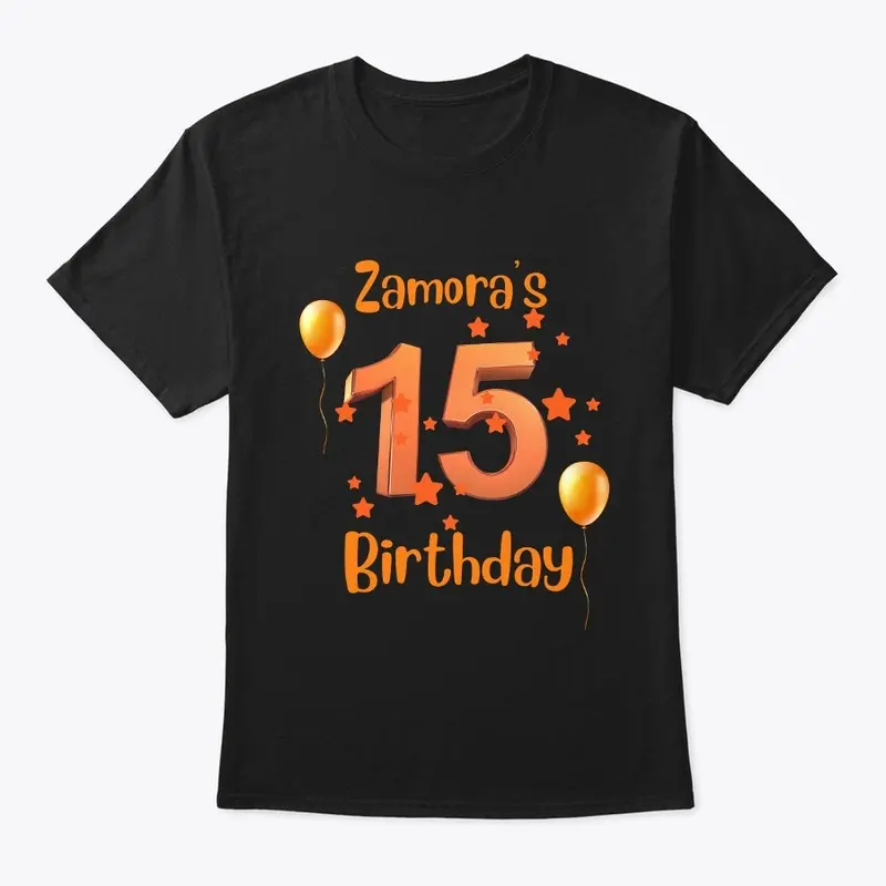 Zamora's 15th Birthday Collection!